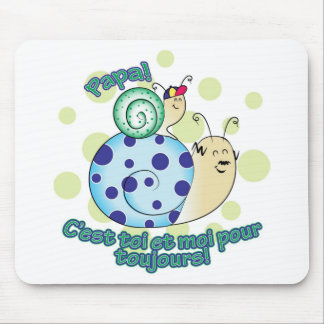 Petit garçon à Papa Mouse Pad