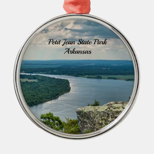 Petit Jean Cedar Creek Metal Ornament (Front)