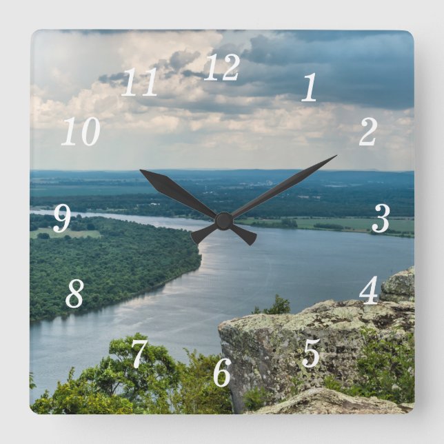 Petit Jean Cedar Creek Wall Clock (Front)