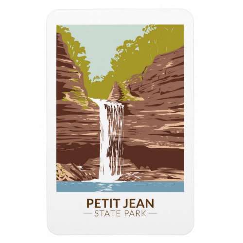 Petit Jean State Park Arkansas Vintage  Magnet