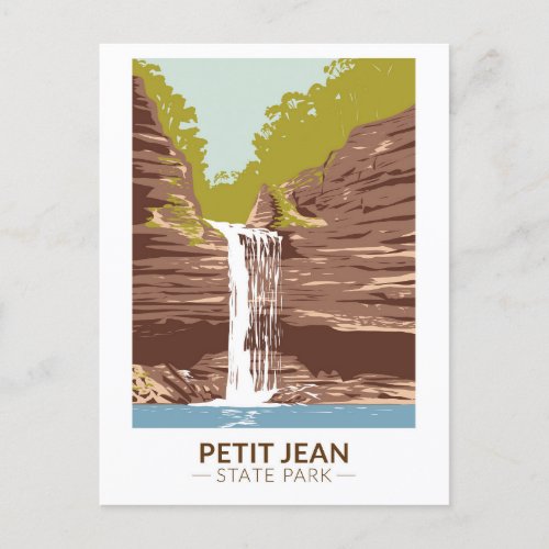 Petit Jean State Park Arkansas Vintage Postcard