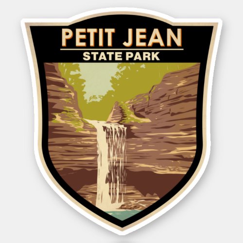 Petit Jean State Park Arkansas Vintage Sticker