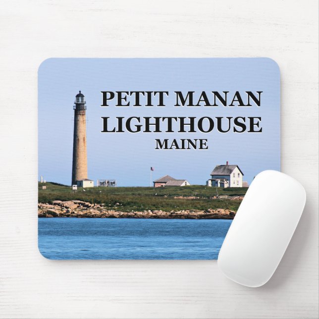 Petit Manan Lighthouse, Maine Mousepad (With Mouse)