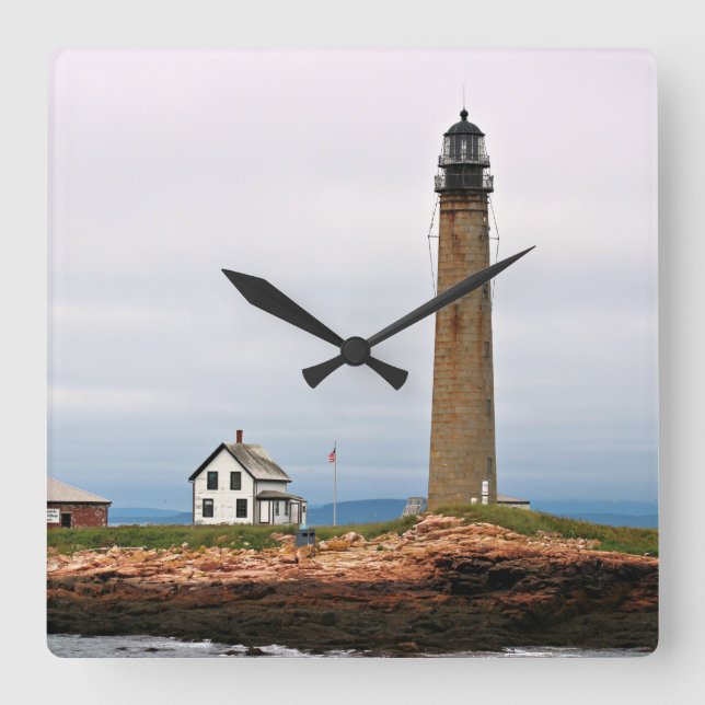 Petit Manan Lighthouse, Maine Wall Clock (Front)