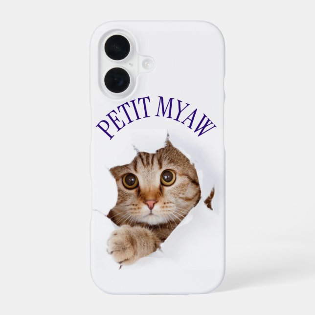 petit myaw iPhone case (Back)