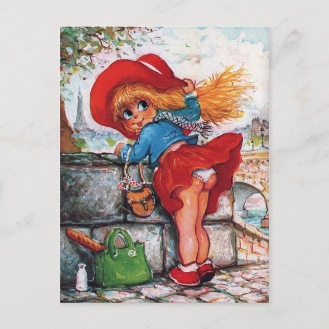 Petit Poulbot en jupe Postcard (Front)