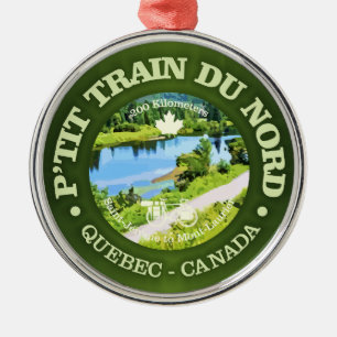 Petit Train du Nord (cycling c) Metal Ornament