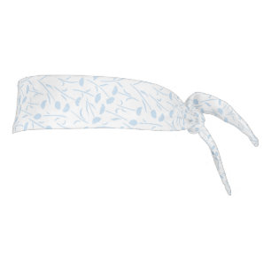 Petite Blossom Blue White Headband