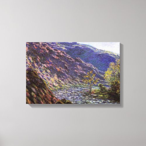 Petite Creuse Sunlight by Claude Monet Canvas Print