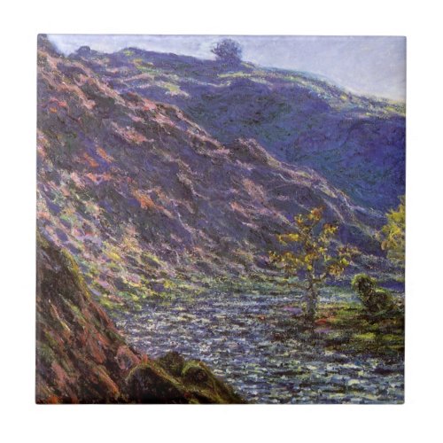 Petite Creuse Sunlight by Claude Monet Ceramic Tile
