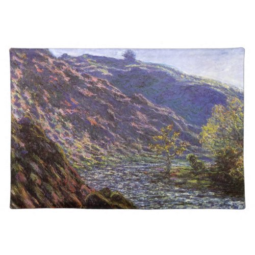 Petite Creuse Sunlight by Claude Monet Cloth Placemat