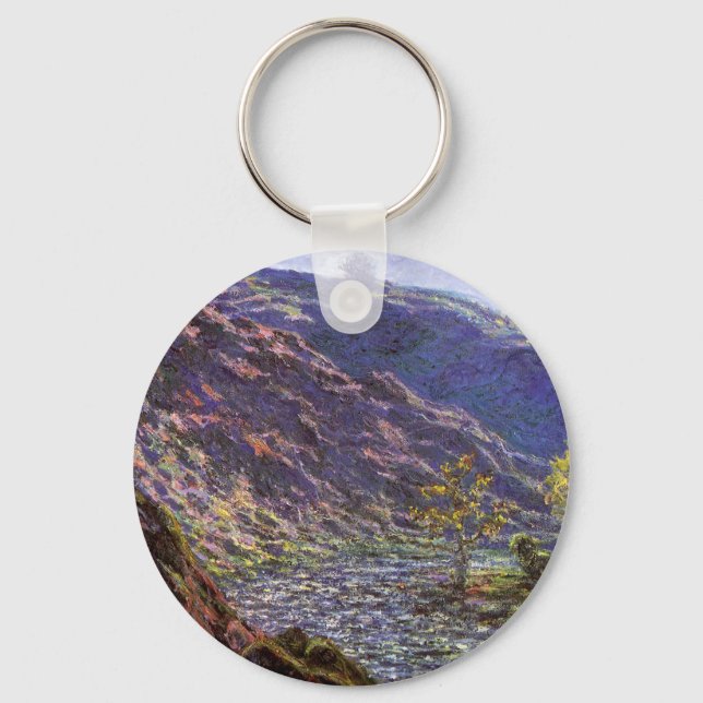 Petite Creuse, Sunlight by Claude Monet Keychain (Front)