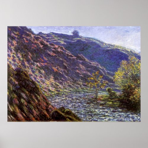 Petite Creuse Sunlight by Claude Monet Poster