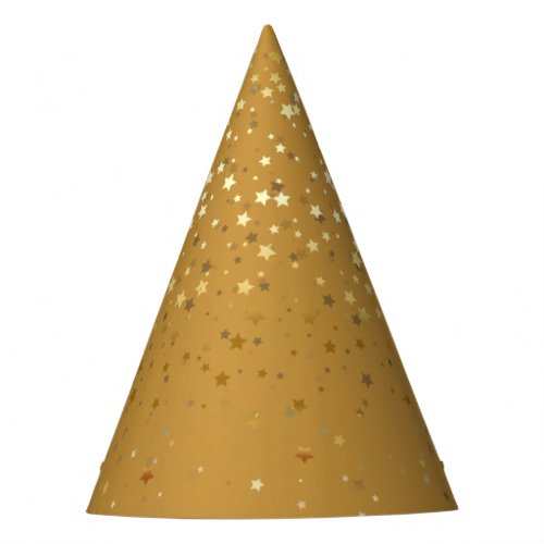 Petite Golden Stars Party Hat_Orche Gold Party Hat