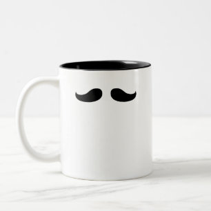 Petite Handlebar Two-Tone Coffee Mug