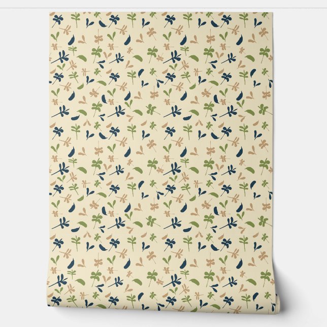 Petite Leaves Wallpaper (Unrolling)
