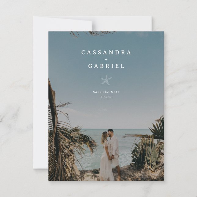 Petite Lihue Wedding Save the Date (Front)