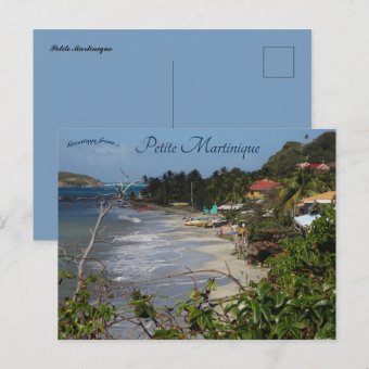 Petite Martinique Beach Postcard | Zazzle