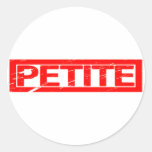 Petite Stamp Classic Round Sticker