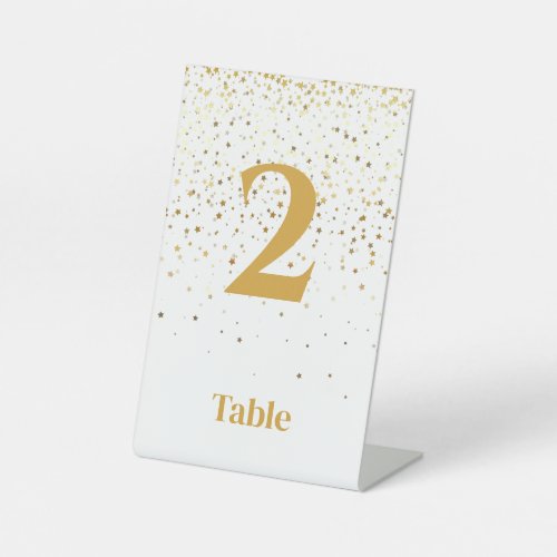 Petite Stars Table Number Card_Starry Night Pedest Pedestal Sign