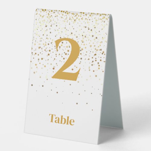 Petite Stars Table Number Card_Starry Night Table  Table Tent Sign