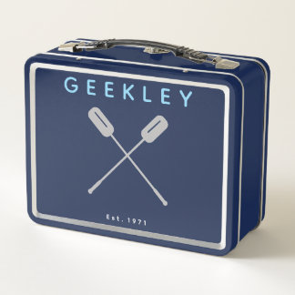petite valise GEEKLEY Metal Lunch Box