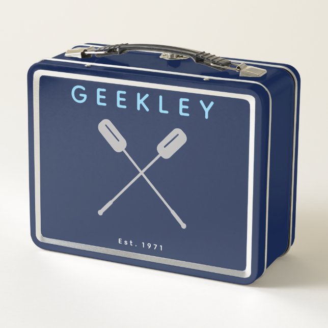  petite valise GEEKLEY Metal Lunch Box (Back)