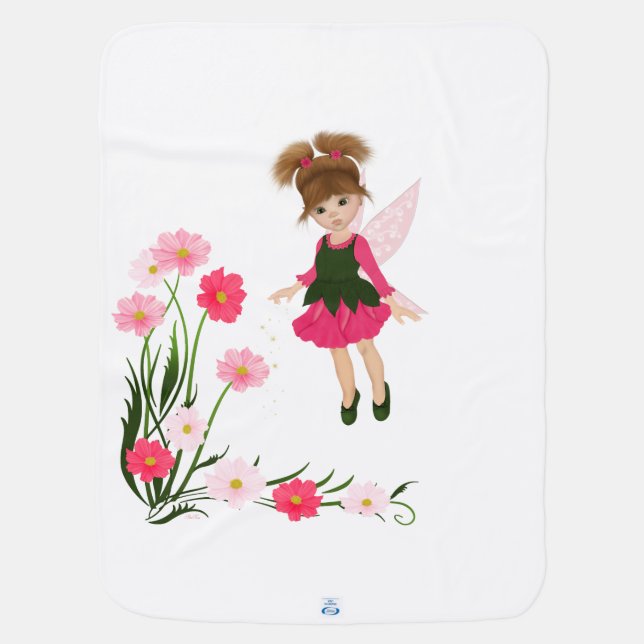PetitRose "Little Flower Fairy" , Baby Blanket (Back)