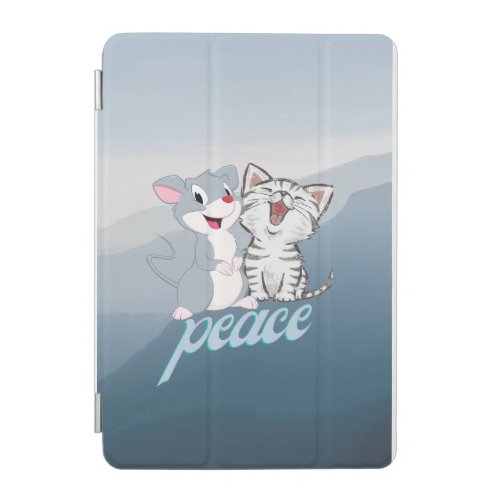 petits chat et souris en paix sur couverture  iPad iPad Mini Cover