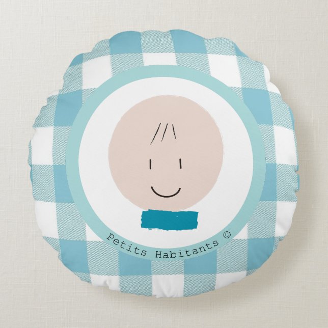 Petits Habitants - Canciones para Soñar Round Pillow (Front)