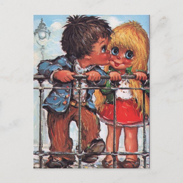 Petits Poulbots à Paris Postcard (Front)