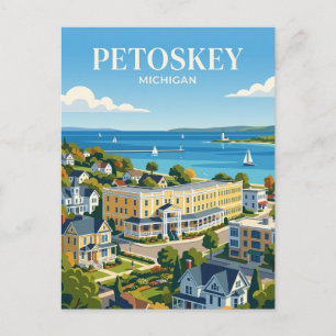 Petoskey Michigan Postcard
