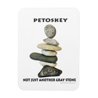 Petoskey - Not Just Another Gray Stone Magnet