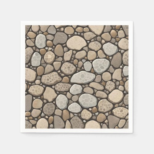 Petoskey Stone Abstract Napkins