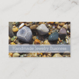 Petoskey Stone Beach Jewelry Business Card