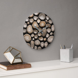 Petoskey Stone Collection Large Clock