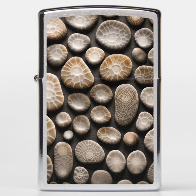 Petoskey Stone Collection Zippo Lighter (Front)