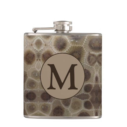 Petoskey Stone Flask