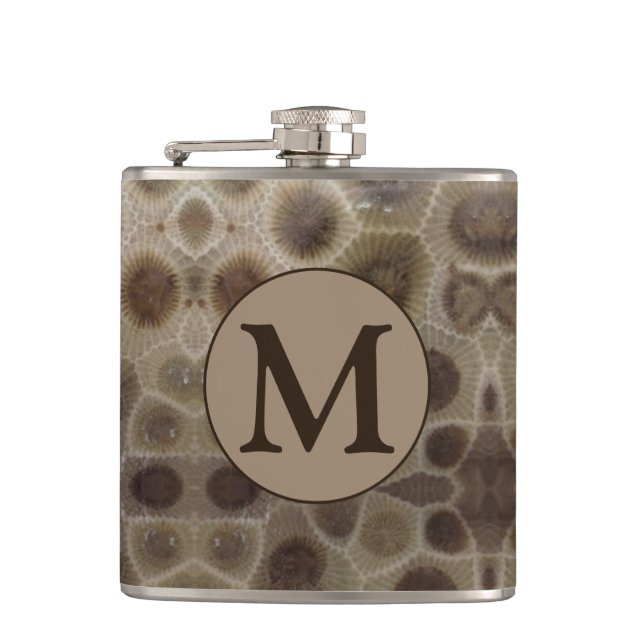 Petoskey Stone Flask (Front)