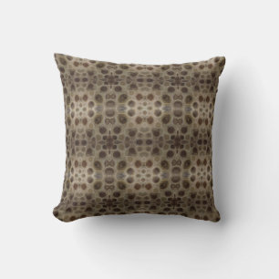 Petoskey Stone, Great Lake State, fossil pattern  Throw Pillow
