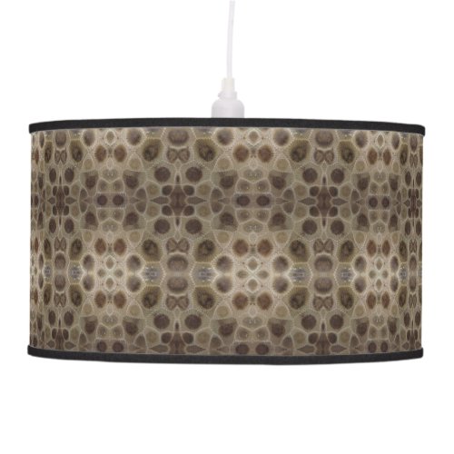 Petoskey Stone great lake state michigan Ceiling Lamp