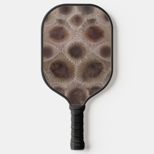 Petoskey Stone Michigan fossil pattern  Pickleball Paddle