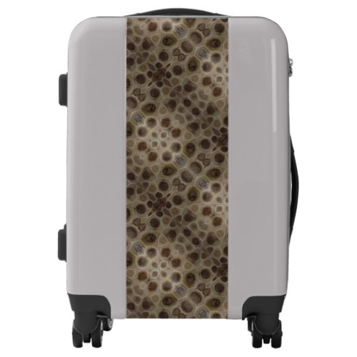 Petoskey Stone Michigan state fossil  Luggage