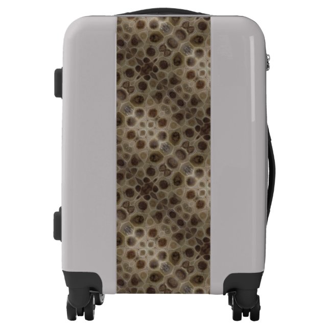 Petoskey Stone Michigan state fossil  Luggage (Front)