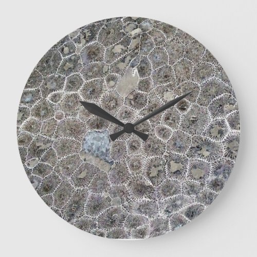 Petoskey Stone Pure Michigan Large Clock
