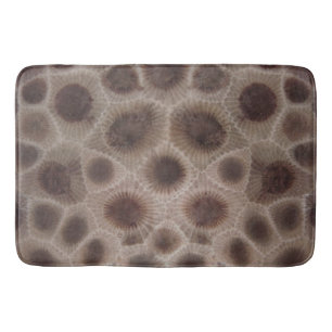 Petoskey Stones Michigan State stone Bath Mat