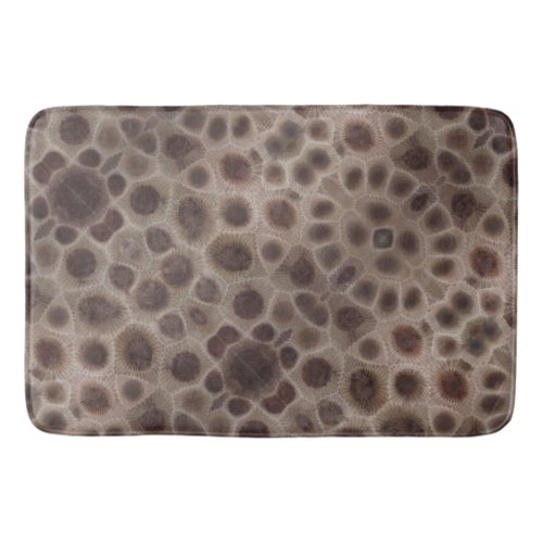 Petoskey Stones  Michigan State stone  Bath Mat