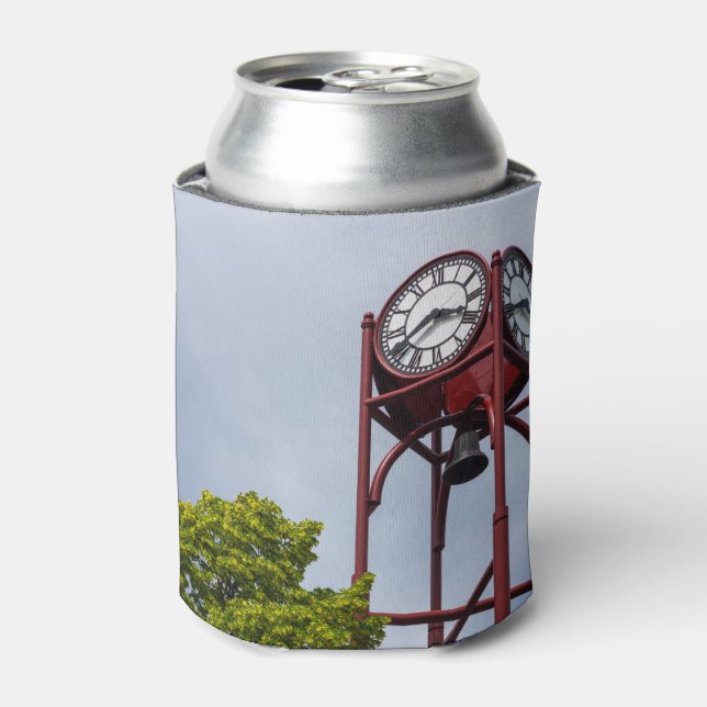 Petosky Tower Clock Can Cooler (Can Front)