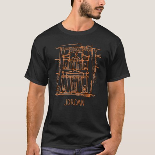 Petra City Jordan souvenir gift for men women T_Shirt