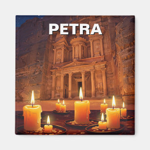 Petra Jordan Candles Night Magnet